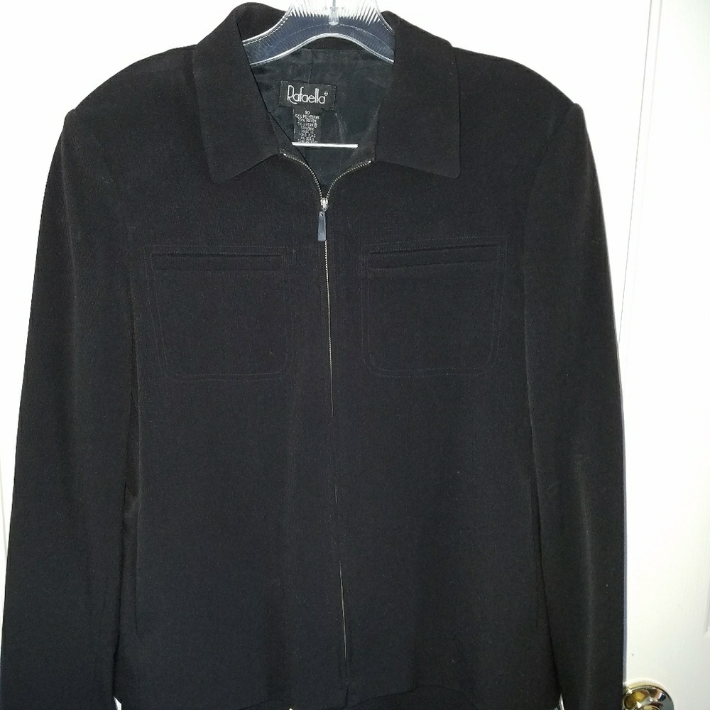 Rafaella Black Pant Suit Size 10